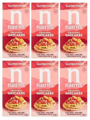 Nairn's Gluten Free Original Oatcakes, 213g (Pack of 6)