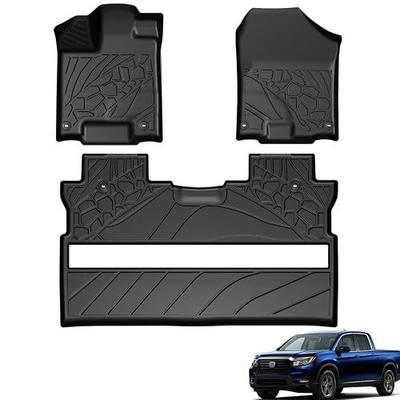 Floor Mats for Honda Ridgeline Crew Cab 2026 2025-2017 | All Weather Odorless Floor Liners, Custom Fit Precise Coverage, Waterproof Non-Slip TPE Material, Easy to Clean