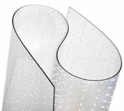 Clear Carpet Runner, USA Made, Safe, 18 x 48 Inch, 2mm Thick Cleated Vinyl, Runner with Spikes for Under Furniture, Plastic Rug Protector for Low-Pile Carpet