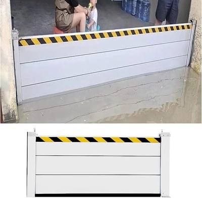 Doorway Flood Barrier, 2/3/4/5/6/7/8/9/10/11/12/13ft Flood Barrier Vertical Detachable Reusable Flood Barrier, Heavy Duty Flood Protection Stop Log System, Home Garage Door(H 2ft(60cm),16ft(4.