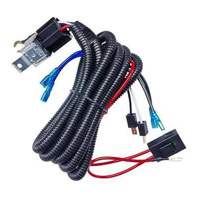 12V 80A Car Double Horn Wiring Harness Relay Kit, 4 Pin SPST Vehicle Grille Mount Blast Tone Horns Wiring Harness Relay for Car Truck Motorcycle (Double Horn)