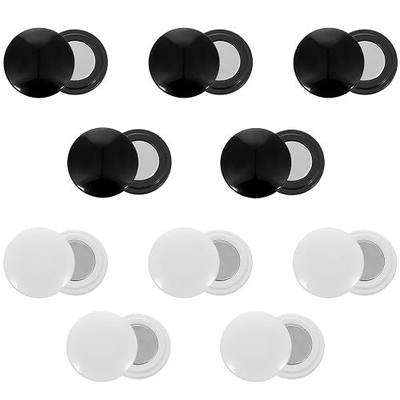 10 Pairs Marathon Bib Magnets for Runners, Running Bib Magnets, Bibs Boards for Runners - Magnetic Race Number Holders in Black and White
