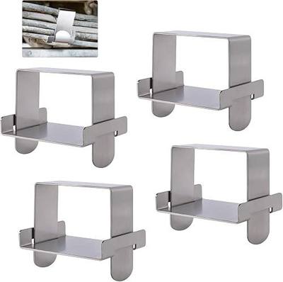 4 Pcs Stainless Steel 1-3/4” Wide Leaf Spring Clamp Kit, Leaf Spring Bend Repair Clip, Lock Leaf Spring Together for Vehicles Stabilizing Control.