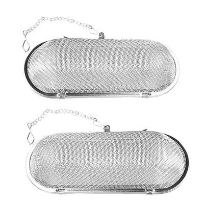 Parts Washer Basket 2 Pcs Stainless Steel Basket for Ultrasonic Jewelry Cleaner, Parts, Ultrasonic Cleaner Basket Ideal Small Parts Jewelry Cleaning Basket Jewelry Steamer