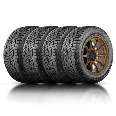 Set of 4 (FOUR) Mastertrack BADLANDS ATX 225/65R17 102H All-Season All-Terrain SUV Tires 225/65/17-Includes 3-Year Road Hazard Warranty & 5-Year Warranty (Tire Only)-UTQG 620AB