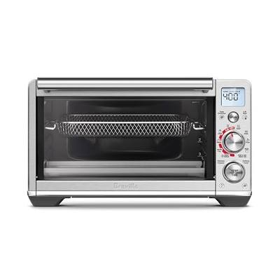 Breville BOV680BSS Smart Oven Air Fryer Compact, Brushed Stainless Steel | Enjoy crispy snacks, leftovers and meals with this small countertop oven with 5 air fry and 5 cooking functions