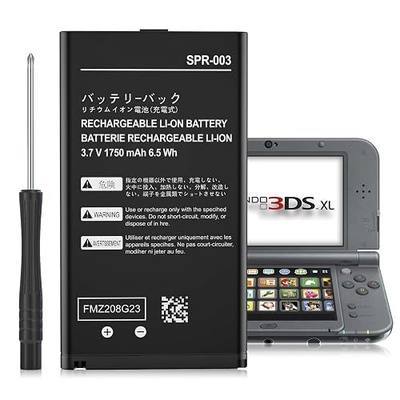 3DS XL Battery,3.7V 1750mAh High Capacity Replacement Battery for Nintendo 3DSXL/New 3DSXL/ 3DS LL/New 3DS LL Console,Includes Tool Kit