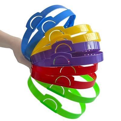 10Pcs Adjustable Headbands Only,Replace or Add to Your Headbands Game,Can Insert Card and Classroom Activities Paper
