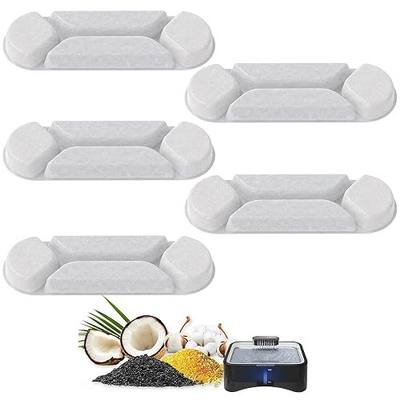 UPSKY 5 Pcs Replacement Filters for 8.5L Elevated Dog Water Fountain | Multi-layer Filtration, Removes Hair, Odors & Heavy Metals, Keeps Water Clean & Fresh, Individual Packaging