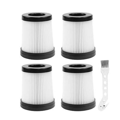 4 Pack Vacuum Filter Replacement for Fabuletta FSV001/FSV101, Girnoor G160/G165, Afoddon A300, Lubluelu 202, Oraimo OSV-102/225A, VacLife VL732, Besswin W26 Stick Cleaners