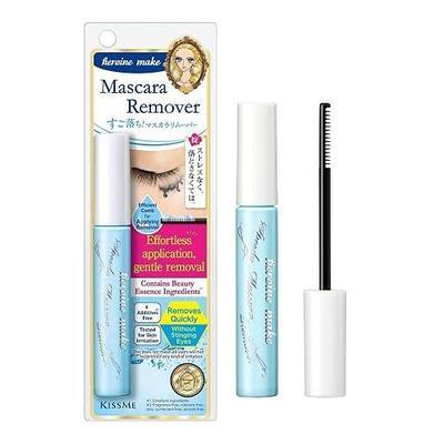 Heroine Make by KissMe Mascara Remover | Waterproof Makeup Remover Wand | Gentle Eye Makeup Solution for Sensitive Eyes | Travel Size for Waterproof Makeup | Made in Japan