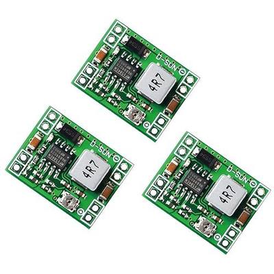 3 Pack Mini MP1584EN DC-DC Buck Converter Adjustable Power Supply Module 24V to 12V 9V 5V 3V