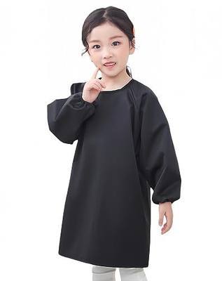 Cielary Kids Art Smocks Waterproof Painting Apron, Long Sleeves Crafting Artist Smock for Toddlers 3-10 Years