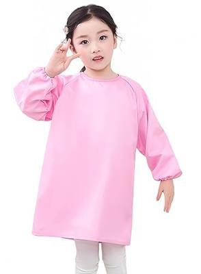 Cielary Kids Art Smocks Waterproof Painting Apron, Long Sleeves Crafting Artist Smock for Toddlers 3-10 Years
