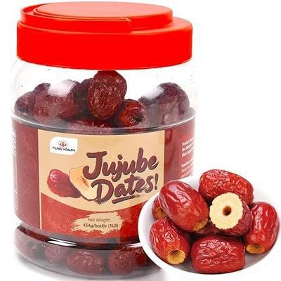 Jujube Date, Red Date, 1LB/454g, Improve sleep, Health Snack, Dried Fruit,100% Natural 红枣