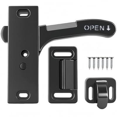 RV Camper Screen Door Latch Handle Kit for Passenger Side - Travel Trailer Motorhome Entry Replacement Parts for Right Hand (Right Hand)