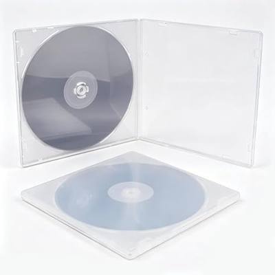 10 Pack 5.2mm CD Case Slim Single Super Clear PP Poly Plastic CD DVD Case Disc Storage Wallets