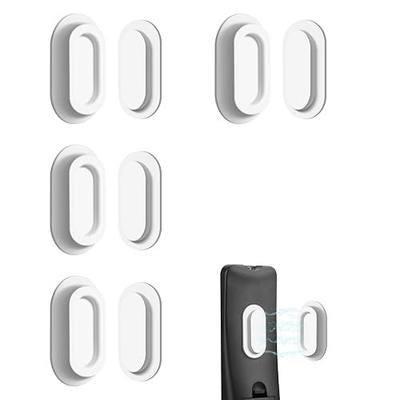 4 Pack Strong Magnetic Remote Control Holder, Self-Adhesive Silicone Remote Holder Wall Mount for TV, Fan, Air Conditioner Remote Control