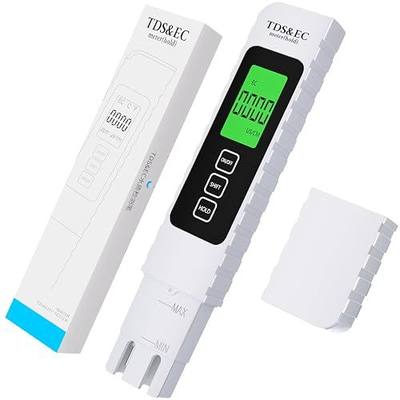 4 in 1 Digital Water Quality Tester - TDS/EC/Temperature(°C/°F)TDS Meter | 0-9999 ppm | Accurate and Professional for Drinking Water, Hydroponics, Aquariums, RO Systems, Pool (2025 NEW)