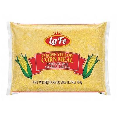 La Fe Coarse Yellow Corn Meal 28oz - Harina De Maiz Amarillo Gruesa