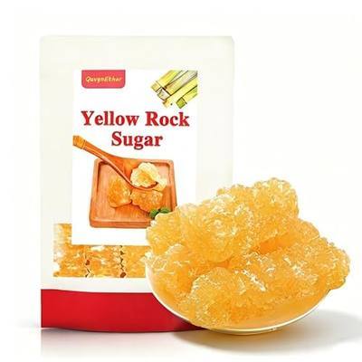 Large Sized Yellow Rock Sugar 350g/12.35oz