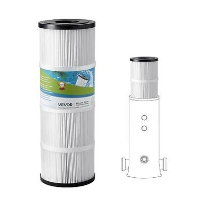 VEVOR Replacement Filter for Hayward C500, CX500-RE, PA50, Ultral-A11, PP-A11, Unicel C-7656, Filbur FC-1240, FC-0625, FC-0620, L x OD: 20"x7", 50 sq.ft Filter Cartridge