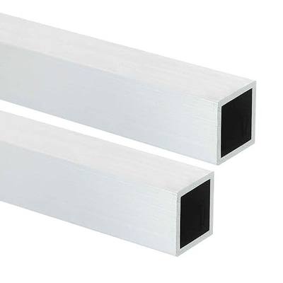MECCANIXITY Aluminum Square Tubing,(20x20x2x355.6mm) 6063 Aluminum Square Tube Seamless Structural Metal Profile Hardware for Construction DIY Home Decor Furniture 2pcs
