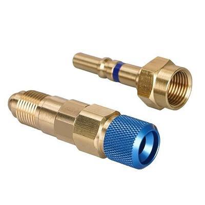 QDB33 Argon Quick Connect Fittings Set - 125 PSI Inert Gas Regulator & Hose Connector for TIG Welding (Male & Female)
