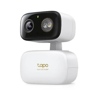 Tapo 3K 5MP Pan/Tilt Indoor/Outdoor Security Camera, Free Person/Vehicle/Baby Cry Detect & 360° Motion Track, Color Night, SD/Cloud, Wrks w/Alexa & Google Home, 2.4 GHz WiFi, HybridCam 360