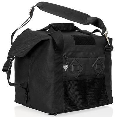 Xtreme Sight Line ~ G CUBƎ 25 Faraday Bag for Small Generators and Electronics ~ Protects Against EMP, CME, EMF & RF ~ Signal Blocking ~ Diamond Form Faraday Lined Interior ~ Black