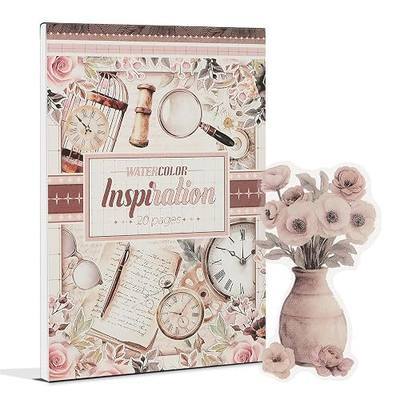 Snycler Plain Inspiration Theme Sticker Scrapbooking Supplies for Junk Journal, 20 Sheets PET Stickers - Vintage Journaling Stickers, Ephemera Sticker Book Pre Cut, Planner, Junk Journal Supplies