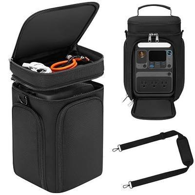 For Anker SOLIX C300 Case, Protective Carrying Cover Bag with Side Zipper for Heat Dissipation&Multi-Pockets,Soft Bag Compatible with SOLIX C300 Portable Power Station(Not for C300 DC/For C300 Only) 