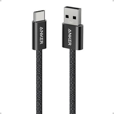 Anker Zolo USB to USB C Cable for CarPlay (3.3 ft, Black) | Durable and Braided Type C Cord with a Premium Finish and Slim Connector, for iPhone 17 / 16 Series, iPad Pro, and More