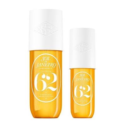 Sol de Janeiro Cheirosa Hair & Body Fragrance Home and Away Bundle | Full Size and Travel Size Set, 8.1 & 3 fl oz Duo