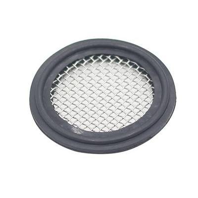 HFS(R) 1.5" Tri Clamp Screen Gasket FKM w/Stainless Screen 10 Mesh (2000 μm)