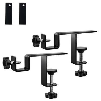 Internal Curtain Rod Set 0.8-2.3 Inch Wide Track (External Available 0.8-4 Inch Wide Track), No Drilling Required, Tool-Free,Magnetic Curtain Hooks, Black 2 Pieces (US Patent Application)