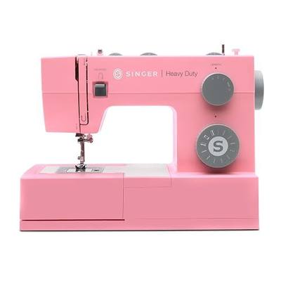 SINGER® 4411 (Pink) High Speed Heavy Duty Sewing Machine with Accessories | 11 stitches deliver 69 applications, 50% more power for denim and canvas, metal frame, 4-step buttonhole, 1100 stitches/min