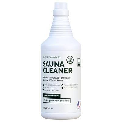 Northwood Sauna - Sauna Cleaner - Natural Wood Cleaner & Deodorizer - Makes 10x More Solution - 1 Quart (32 Fl Oz)