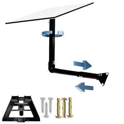 PFNRTH Starlink Gen 3/4/4X Mount for Long Eaves,Adjustable Length(Up to 26 Inches),Heavy-Duty Aluminum Starlink Wall Mounting Kit,Compatible with Starlink Standard V3 Dish