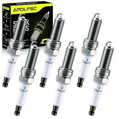 Iridium Spark Plugs 6 Pack 93175 LKR7DIX-11S for 2014-2020 Jeep Cherokee Wrangler Dodge Charger Durango Challenger Honda Odyssey Accord Kia Sorento Hyundai Santa Fe V6