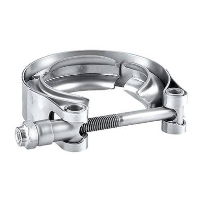 EVIL ENERGY V Band Clamp for Flange Kit Stainless Steel (1, 2.0")