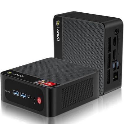 Beelink SER5 PRO Mini PC,AMD Ryzen 5 5500U (6C/12T,up to 4.0 GHz),Mini Computer with 16GB DDR4/480GB NVMe SSD,Support Triple Screen Display, WiFi6, BT5.4,Type-C, 2.5G LAN