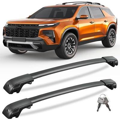 KINGGERI 300lbs Lockable Roof Rack Cross Bars Compatible with Chevy Chevrolet Traverse 2022 2023 2024 2025 2026 with Raised Side Rails, Heavy Duty Aluminum Roof Rails Crossbars Luggage Accessories