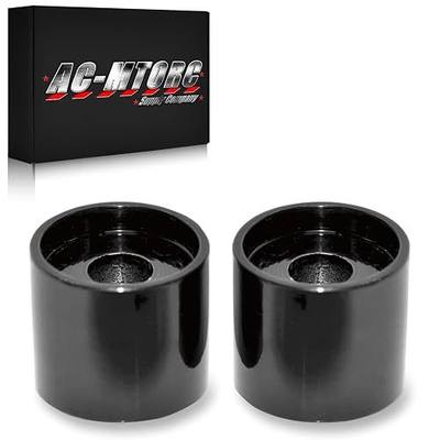 1 Inch Rise Handlebar Risers Extension for Harley 1-1/2 Inch or 1-1/4 Inch Handlebars Motorcycle Spacers (Black)