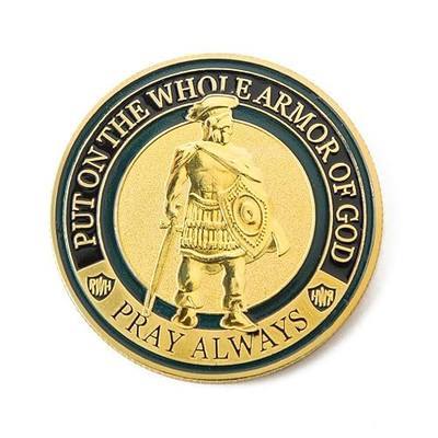Put on The Whole Armor of God Commemorative Challenge Coin Collection Coins Gift (Ephesians 6:11-18)
