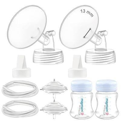 Maymom Pump Parts Compatible with Spectra S2 S1, 13mm Flange Valve Tube Bottle Backflow Protector, Not Original Spectra S2 Replacement Pump Parts Duckbill Valve Bottle