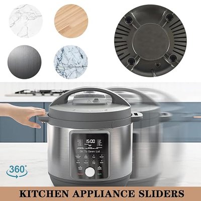Appliance Sliders, 12PCS Kitchen Small Appliance Slider Self Adhesive Appliance Pads Countertop Accessories Kitchen Finds Gadgets for Air Fryer Mixer Coffee Maker
