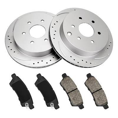 KAC 285.8mm Front Brake Kit, OE Brake Rotors and Ceramic Brake Pads Fit for 2005-2024 Nissan Frontier, 2005-2015 Nissan Xterra, 2009-2012 Suzuki Equator,OEM#31410 D1100