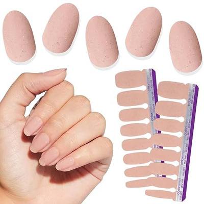 Color Street - Vanilla Romance - 16 Double-Ended Nail Polish Strips | Features Soft Neutral Color, Subtle Shimmer Finish, Easy Peel-and-Apply Design, No Dry Time for Smooth Daily Manicure.