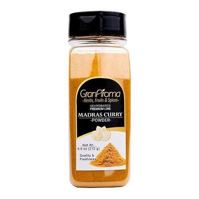 GranAroma Madras Curry, Bold & Spicy Flavor Profile, Seasoning for Curries, Stir-Fries, and Rice Dishes (9.6 Ounce)
